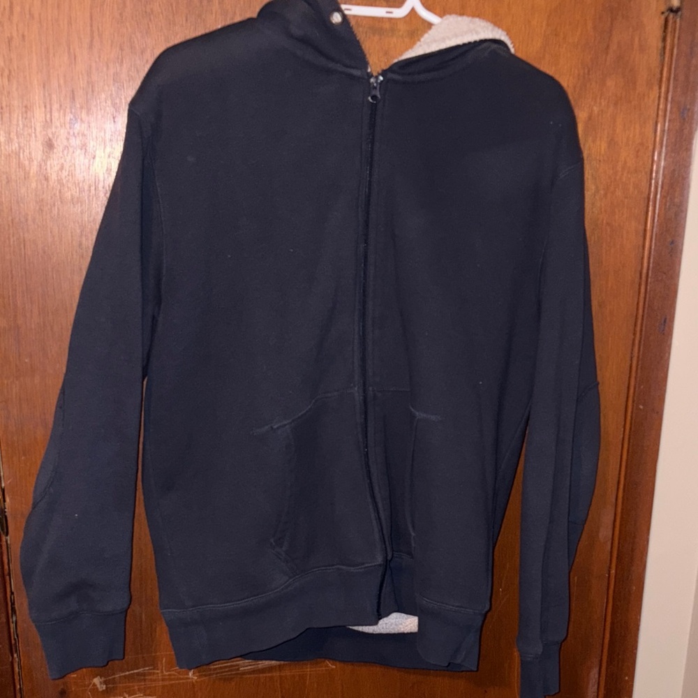Cherokee Men's Black Zip-Up Sweater